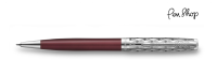 Parker Sonnet Premium Metal & Red Lacquer / Chrome Plated Balpennen